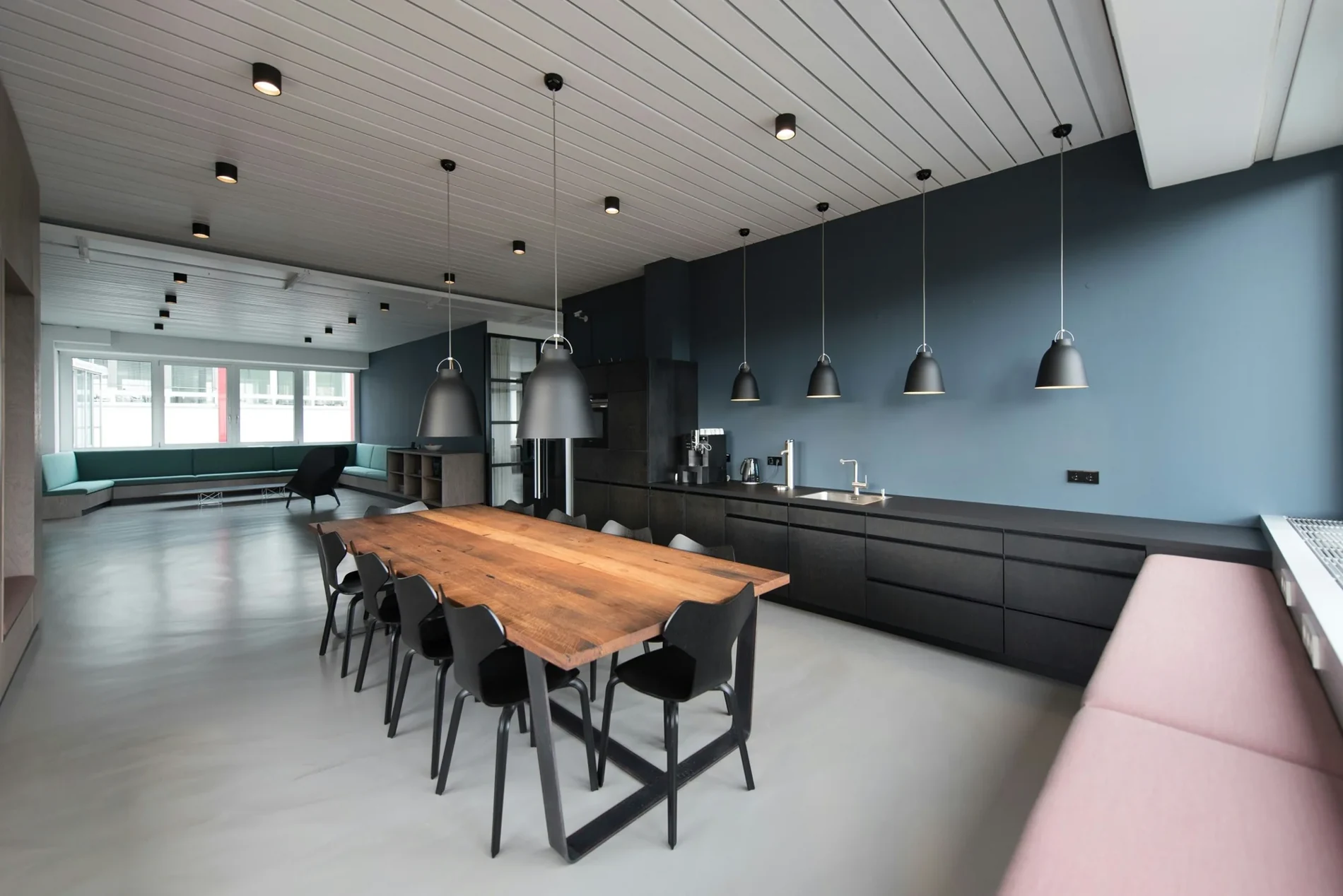 Calm meeting interior — editorial reference
